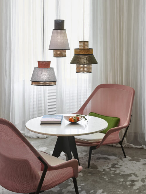 Suspension 3 lampes Singapour