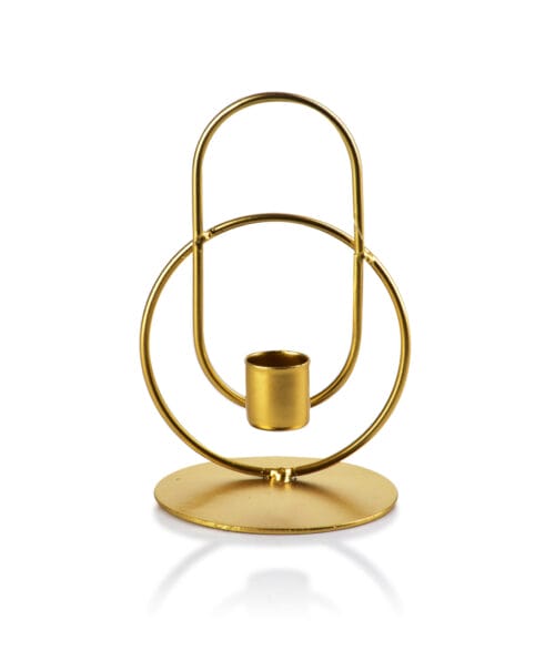 CEDRIC GOLD Bougeoir 9cmxh15cm
