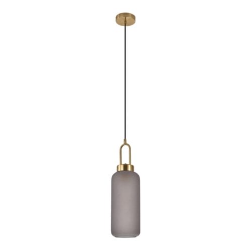 Lustre Verre fumé mat