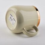 DALIA Kubek 500ml avec ceinture dorée h10x9x13cm